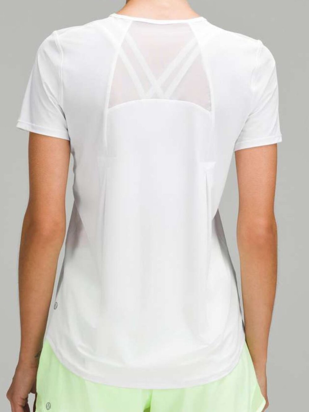 Lululemon Sculpt Short-Sleeve Shirt White (First Release) size 12